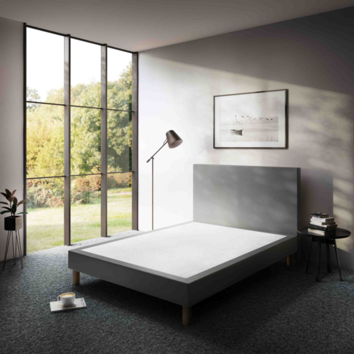 Sommier Tapissier Calla Deco Noir - 140x190 cm