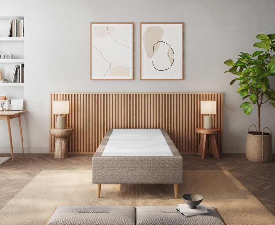 Sommier Tapissier Cronos Taupe - 70x190 cm