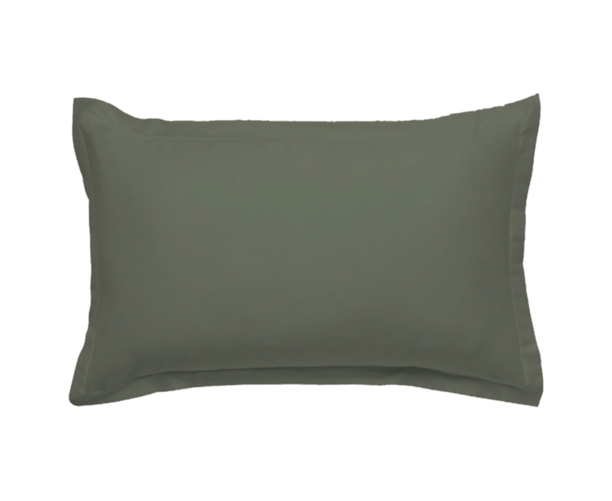 Taie d'oreiller Coton Kaki - 50x70 cm