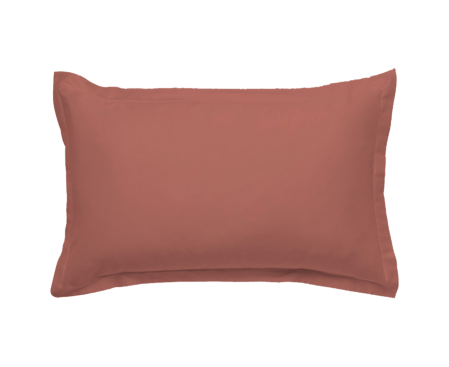 Taie d'oreiller Coton Terracotta - 40x60 cm