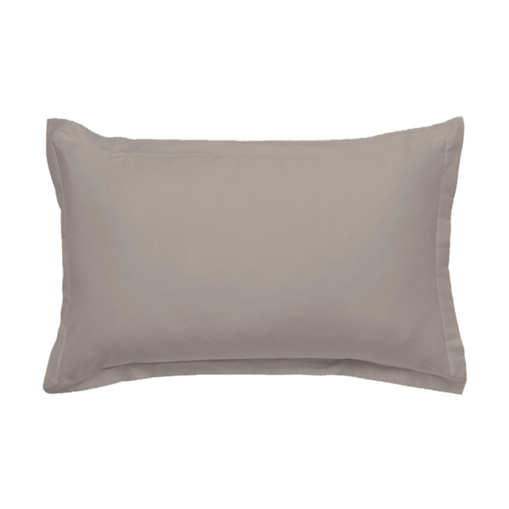 Taie d'oreiller percale Gris Clair  - 50x70 cm