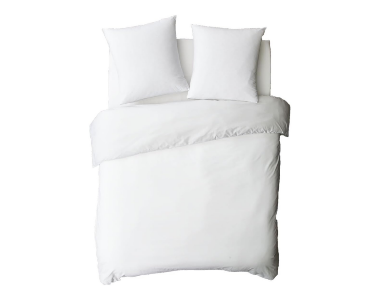 Housse De Couette Unie 240x260 Cm En Percale Douce - Douceur D'Intérieur - NEUVE Avec étiquettes