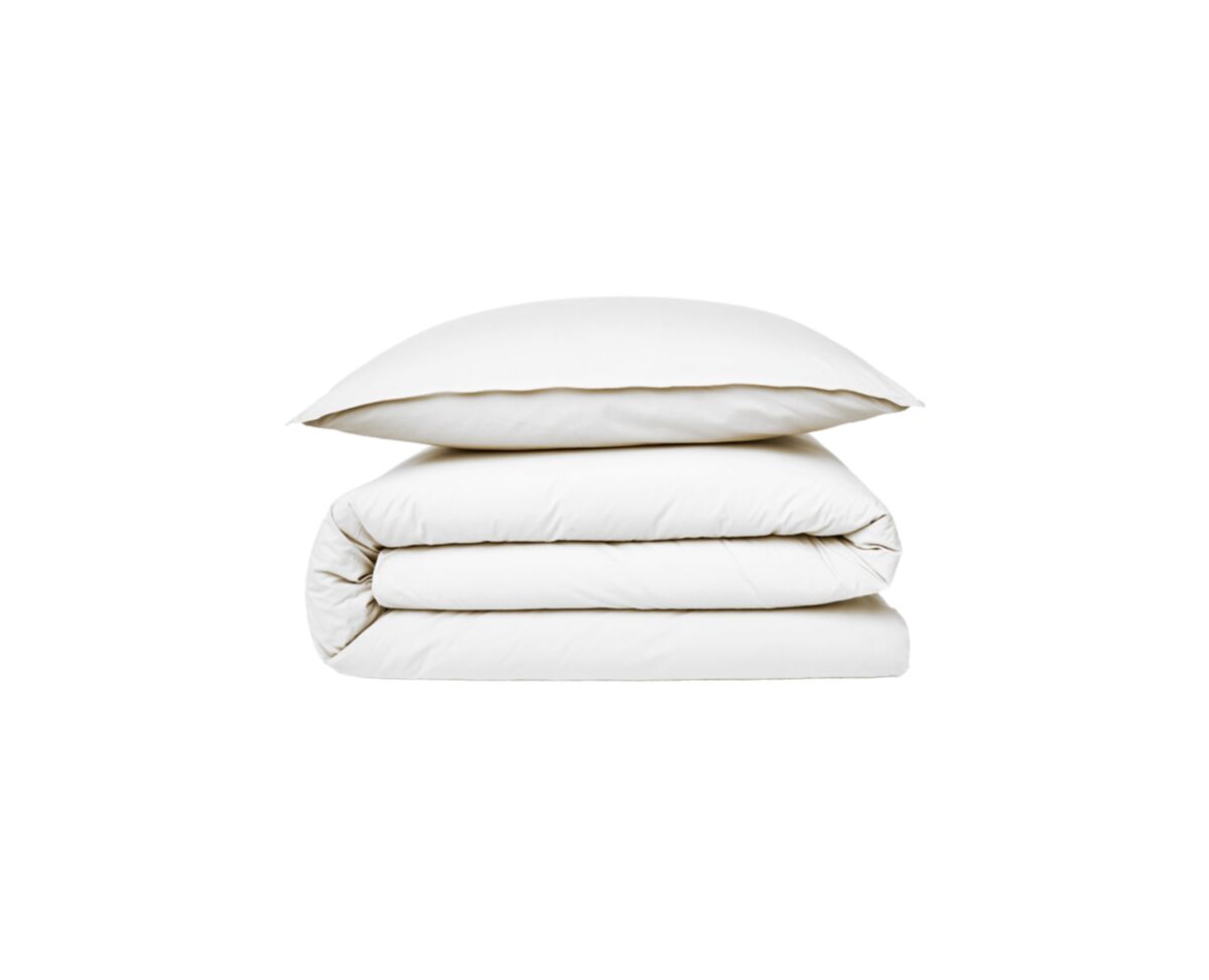 COUETTE TRÈS CHAUDE NATURELLE EN PERCALE - 280G BLANC : Couette