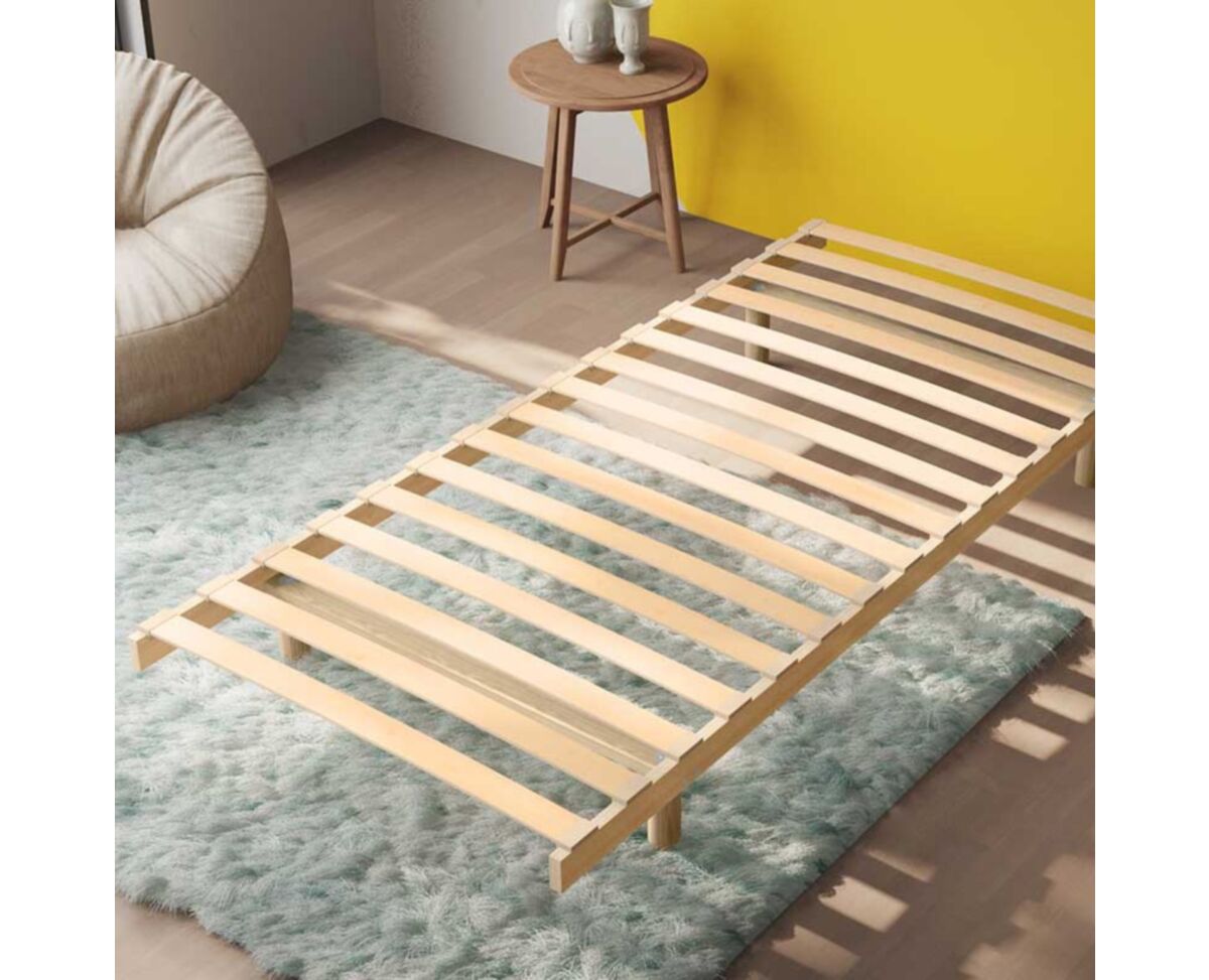 Ecoform Sommier à Lattes 80x200 Cm, 90x200 Cm, 100x200 Cm - Qualité Supérieure