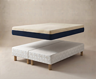 Sommier double aurore cirse
