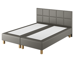 Boxspring Coventry Cabernet Anthracite - 160x200 cm