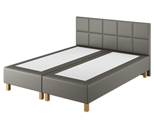 Boxspring Dayton Cabernet Anthracite - 140x190 cm