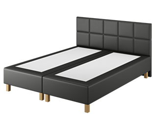 Boxspring Dayton Cabernet Noir - 140x200 cm