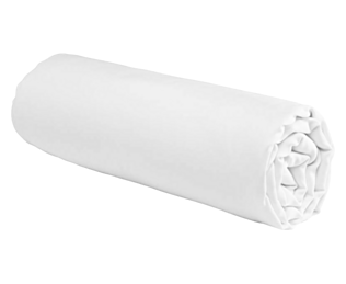 Drap-housse Satin Blanc Bonnet 35 - 180x200 cm