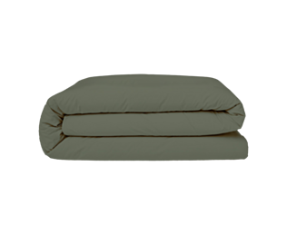 Housse de couette Coton Kaki - 220x240 cm