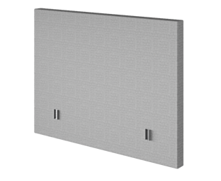 Tête de lit Kahaia Page Ashgrey 120 - H120 cm