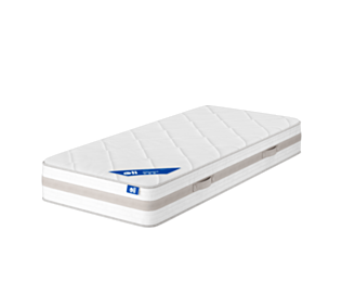 Matelas Ressorts ensachés Aerovisco à mémoire de forme120x190 cm 

