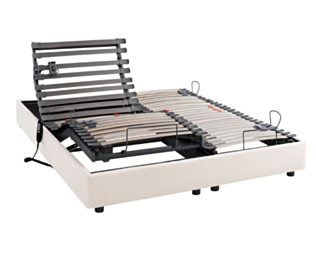 Sommier sommeil plus blanc 140x200