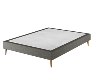 Sommier Tapissier Calla Deco Gris - 140x190 cm