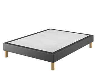 Sommier Cosmos Deco Noir - 140x200 cm