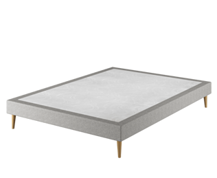 Sommier Tapissier Cirse Deco Ashgrey - 180x200 cm