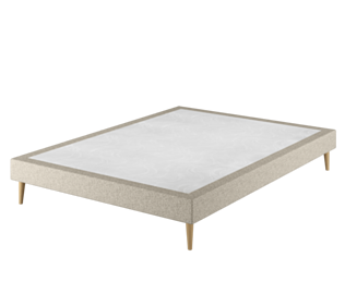 Sommier Tapissier Cirse Deco Beige - 140X200 cm