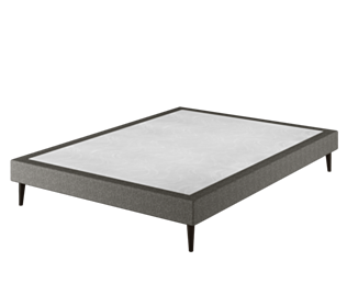 Sommier Tapissier Cirse Deco Gris - 140x200 cm