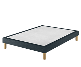 Sommier Tapissier Cirse Deco Bleu - 140x200 cm