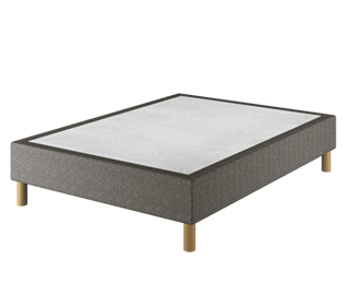 Sommier Tapissier Cronos Gris - 140x190 cm