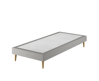 Sommier Tapissier Cirse Deco Ashgrey - 90x190 cm