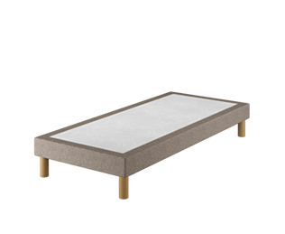 Sommier Tapissier Cirse Deco Taupe - 90x200 cm
