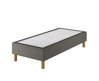 Sommier Tapissier Cronos Gris - 90x190 cm