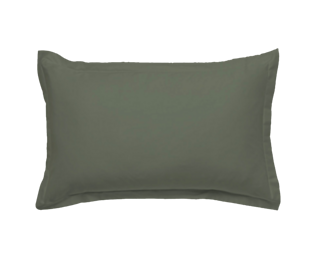 Taie d'oreiller Coton Kaki - 40x60 cm