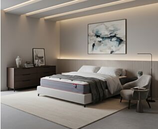 Matelas Merinos - Marinière iconique - 140x200 cm