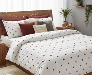 Parure de lit en coton - Roméo - 240x260 cm 