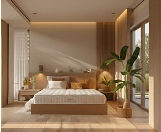 Matelas à ressorts ensachés Pro Hôtel - 160x200 cm 