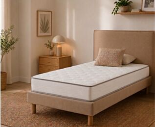 Ensemble literie Leon beige - 90x200 cm 