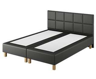 Boxspring Coventry Cabernet Noir - 90x190 cm