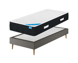 Ensemble Ebene / Cosmos Deco Gris - 90x190 cm