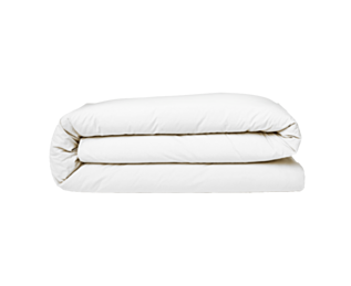Housse de couette Percale Blanc - 240x260 cm