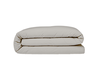 Housse de couette Percale Gris Clair - 240x260 cm