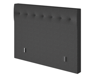 Tête de lit Kalmia Gris 200 - H120 cm