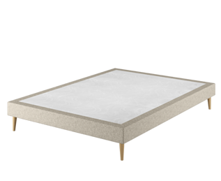 Sommier Tapissier Cirse Deco Beige - 140X200 cm