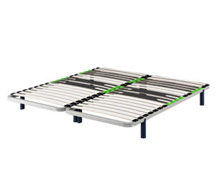 Sommier à lattes Sedazone Duo - 160x200 cm