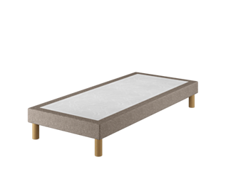 Sommier Tapissier Cirse Deco Taupe - 90x200 cm