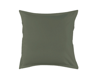 Taie d'oreiller Coton Kaki - 63x63 cm