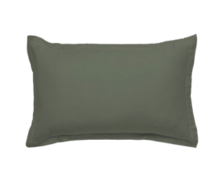 Taie d'oreiller Coton Kaki - 50x70 cm