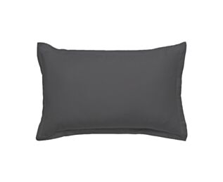 Taie d'oreiller percale Gris Fonce - 50x70 cm