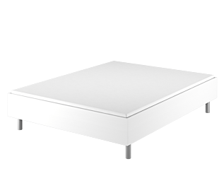 Lit German Confort Blanc - 140x200 cm