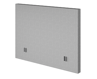 Tête de lit Kahaia Page Ashgrey 90 - H100 cm