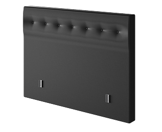 Tête de lit Kalmia S Noir 160 - H100 cm