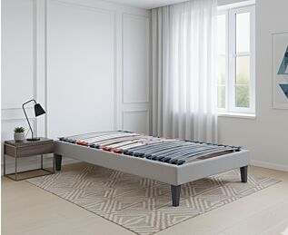 Sommier électrique Essentiel Plus Gris – 90x190 cm 
