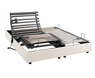 Sommier sommeil plus blanc 140x200