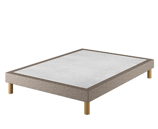 Sommier Tapissier Cirse Deco Taupe - 180x200 cm
