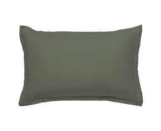Taie d'oreiller Coton Kaki - 40x60 cm